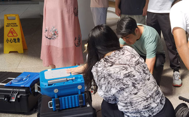 溫嶺市環境監測站PF-300非甲烷總烴分析儀交付現場 溫嶺市環境監測站PF-300非甲烷總烴分析儀交付現場