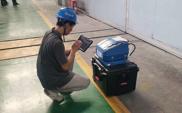 長沙水泵廠非甲烷總烴濃度現場測試 長沙水泵廠非甲烷總烴濃度現場測試